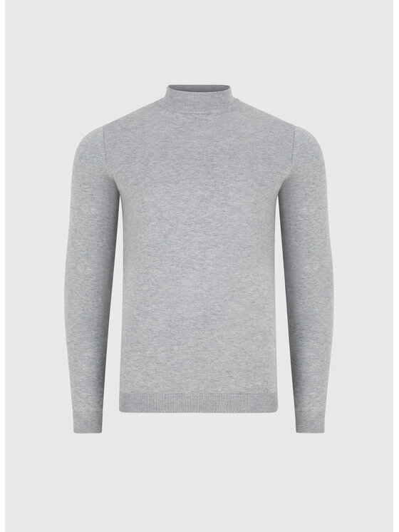 Pako Lorente Pako Lorente Sweter P25WF-2X-002 Szary Classic Fit