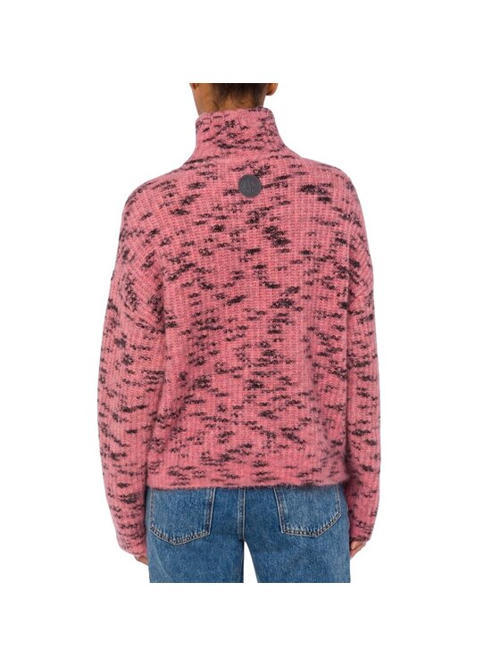 MOSCHINO MOSCHINO Sweter 9579742888271 Różowy Regular Fit