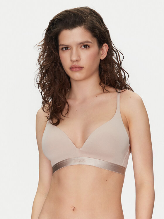 BOSS Reggiseno Bralette 50535250 Beige, taglia : XL