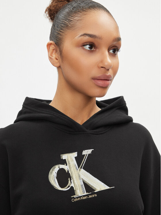 Calvin Klein Jeans Calvin Klein Jeans Μπλούζα Meta J20J223269 Μαύρο Regular Fit