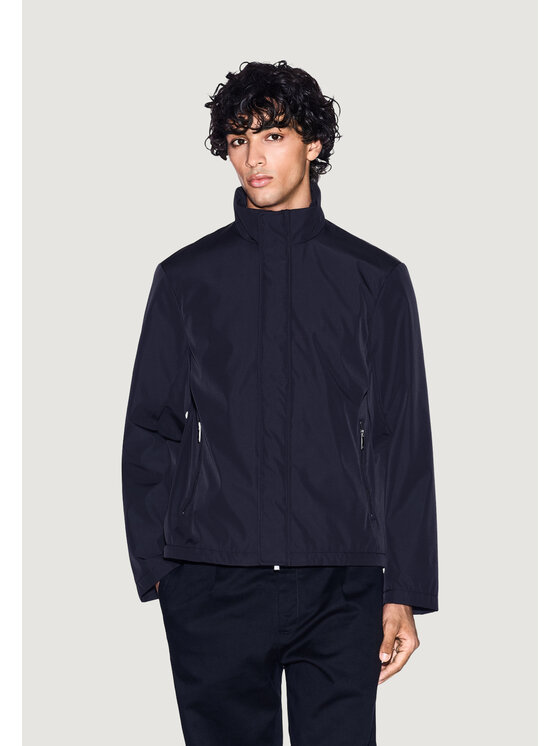 Armani Exchange Armani Exchange Kurtka przejściowa BLOUSON JACKET Niebieski Casual Fit