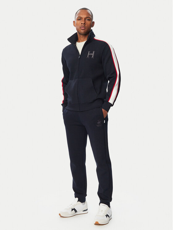 Tommy Hilfiger Tommy Hilfiger Mikina Pique H Badge MW0MW44957 Tmavomodrá Regular Fit
