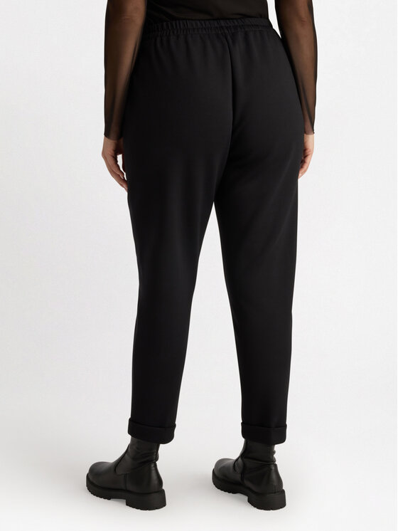 Fiorella Rubino Fiorella Rubino Pantaloni di tessuto P826L002163N033 Nero Regular Fit