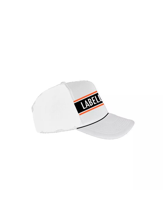 LaBellaMafia LaBellaMafia Czapka z daszkiem WHITE & ORANGE Biały