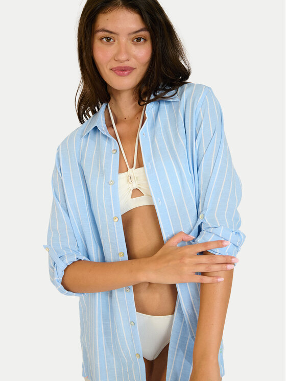 Banana Moon Banana Moon Сорочка Garel Galeana MVD66 Блакитний Regular Fit