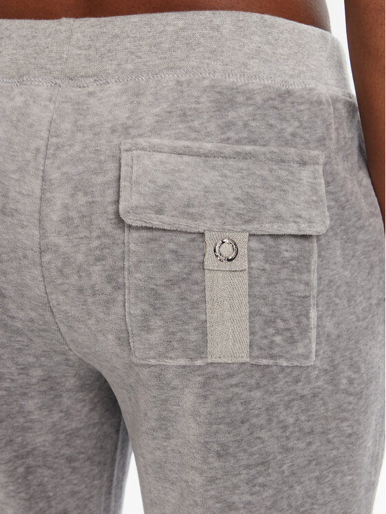 Juicy Couture Juicy Couture Donji dio trenerke Caisa JCSEBJ008 Siva Slim Fit