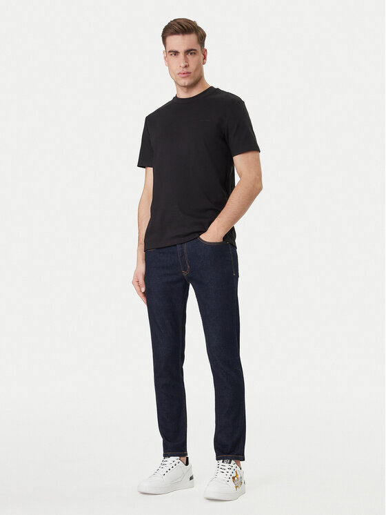 Versace Jeans Couture Versace Jeans Couture Jeansy 80GAB5K0 DW042 Granatowy Skinny Fit