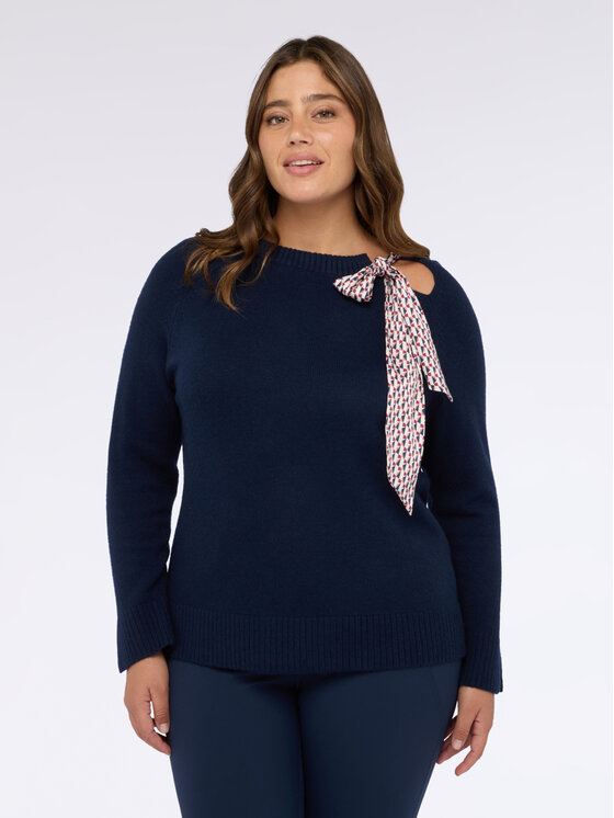 Fiorella Rubino Fiorella Rubino Maglione M834L008240N034 Blu Regular Fit
