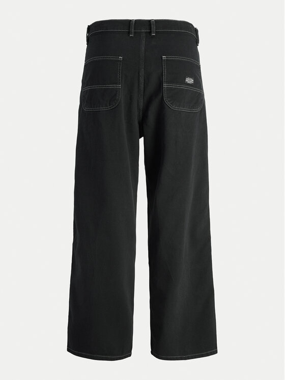 Jack&Jones Junior Jack&Jones Junior Штани з тканини Bill 12273943 Чорний Baggy Fit