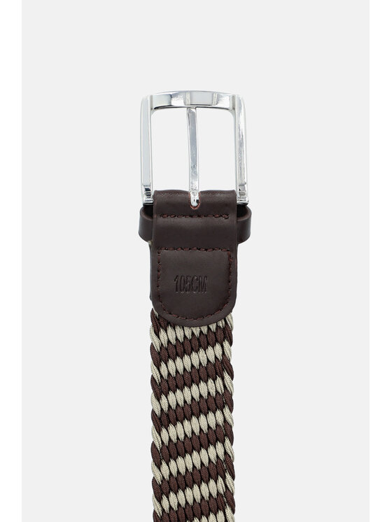 Lancerto Lancerto Pasek Męski Pleat PS090124000025 Brązowy