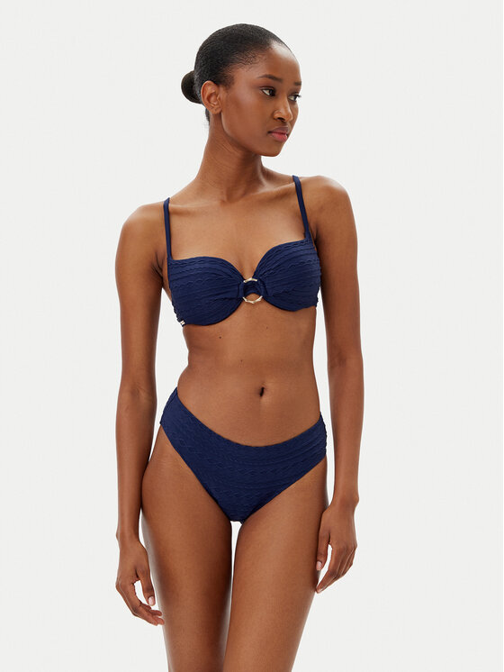 Selmark Selmark Bikinio viršus BM017 Tamsiai mėlyna