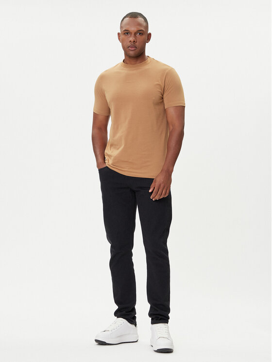 KARL LAGERFELD KARL LAGERFELD T-shirt 755051 554235 Bež Regular Fit