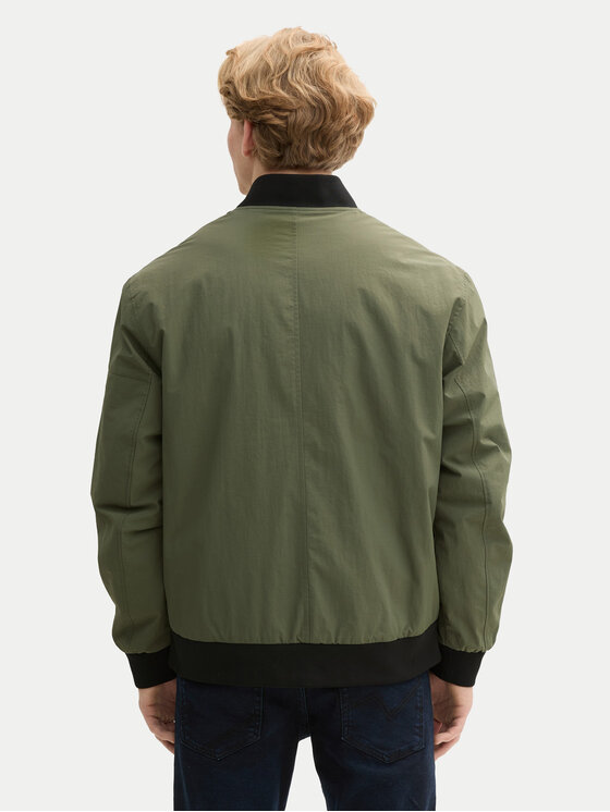 Tom Tailor Denim Tom Tailor Denim Kurtka bomber 1043828 Zielony Regular Fit