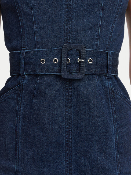 French Connection French Connection Jeanskleid 719C7 Blau Regular Fit