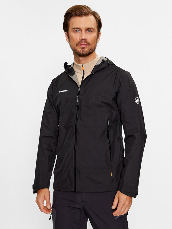 Mammut Mammut Demisezoninė striukė Convey Tour HS Hooded Jacket 1010-27841-0001-113 Juoda Regular Fit