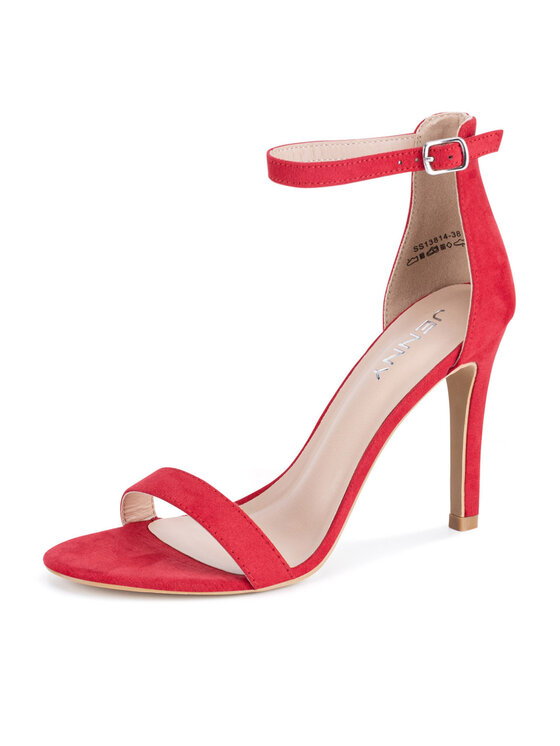 JENNY JENNY Sandały SS13814 Czerwony