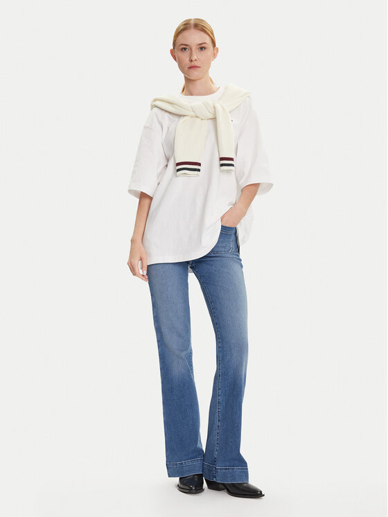 Wrangler Wrangler Τζιν 112332419 Μπλε Flare Fit