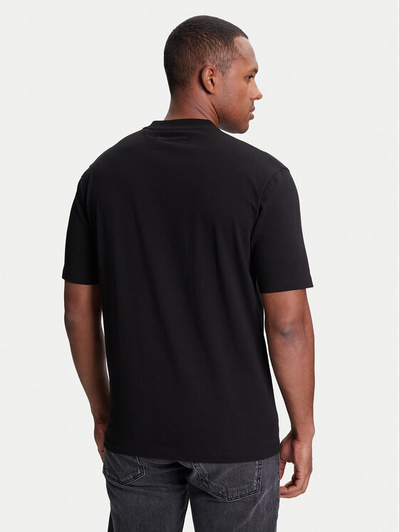 KARL LAGERFELD KARL LAGERFELD Tričko 755143 553225 Čierna Regular Fit