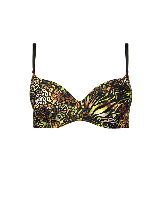 Miss Lou Miss Lou Bikini pezzo sopra Jolie Safari Fashion G-ML037 Verde