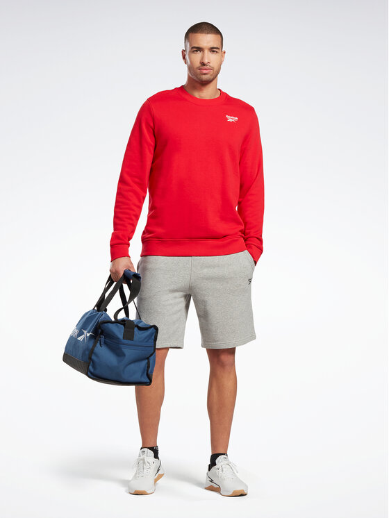 Reebok Reebok Športne kratke hlače Reebok Identity French Terry Shorts HZ8784 Siva Regular Fit