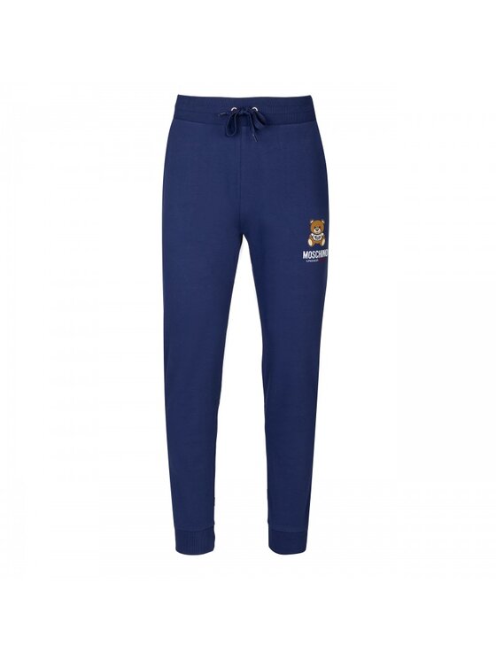 MOSCHINO MOSCHINO Teplákové nohavice V1A6886 4409 0290 Tmavomodrá Regular Fit