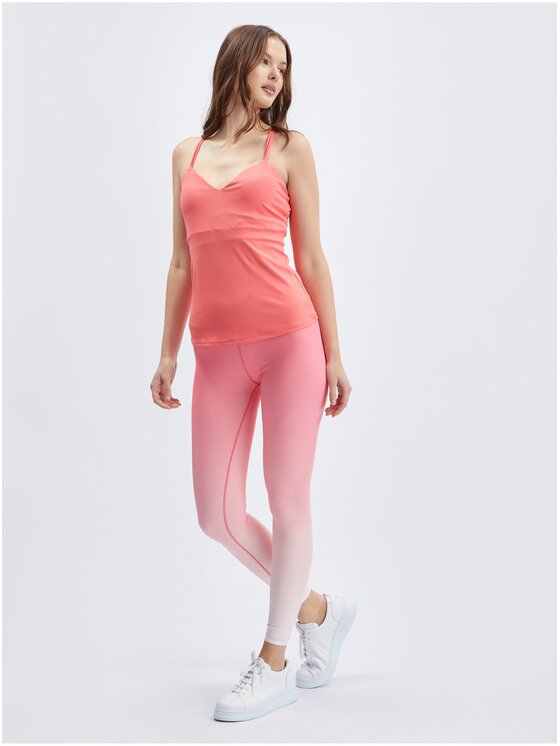 Orsay Orsay Top 195056-268000__L Koralowy Regular Fit