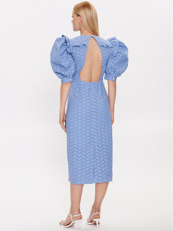 Custommade Custommade Kokteilinė suknelė Kristy 999370466 Mėlyna Regular Fit