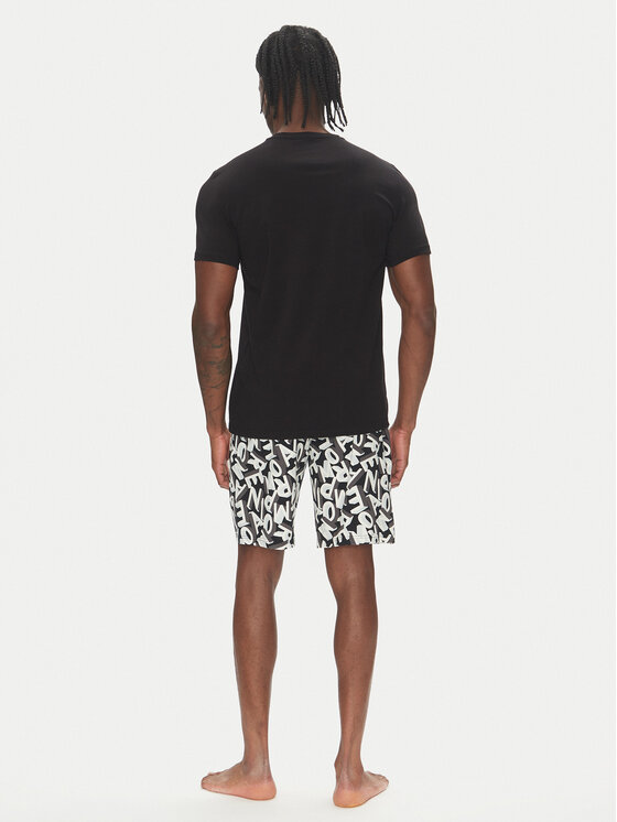 Emporio Armani Underwear Emporio Armani Underwear Piżama EM000400 AF10794 FC143 Czarny Regular Fit