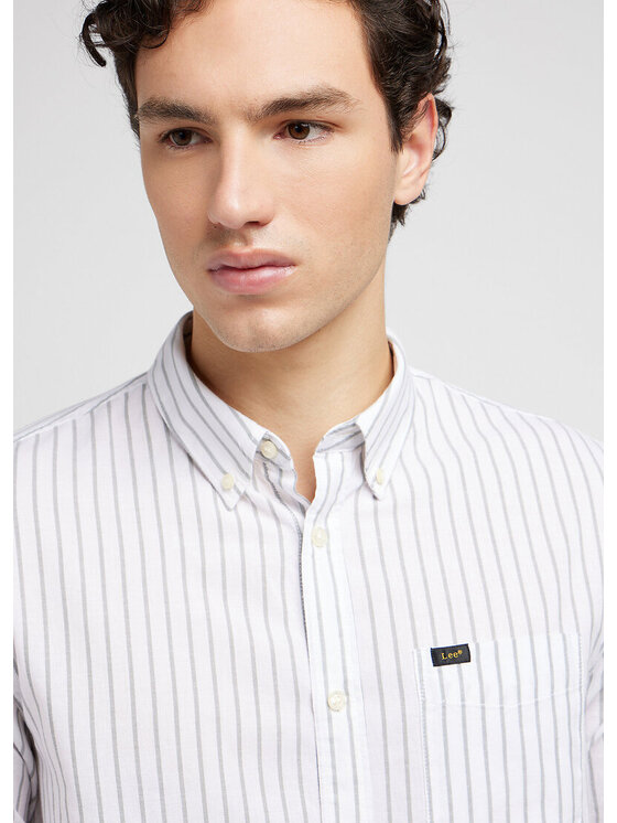 Lee Lee Camicia LEE BUTTON DOWN Bianco Regular Fit