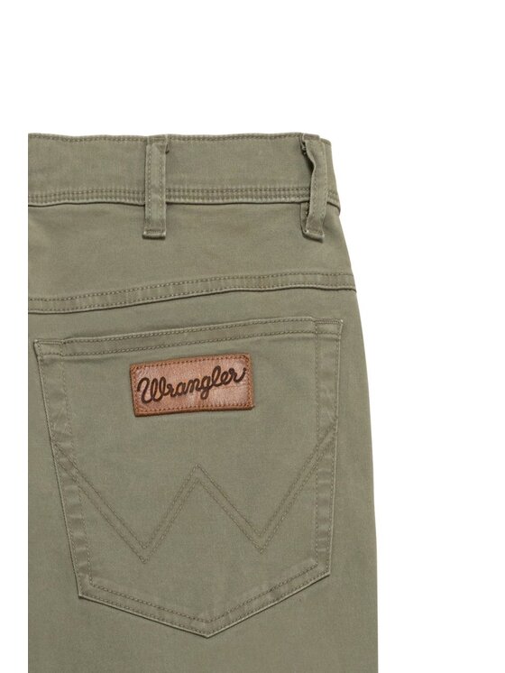 Wrangler Wrangler Pantaloni di tessuto TEXAS Verde Straight Fit