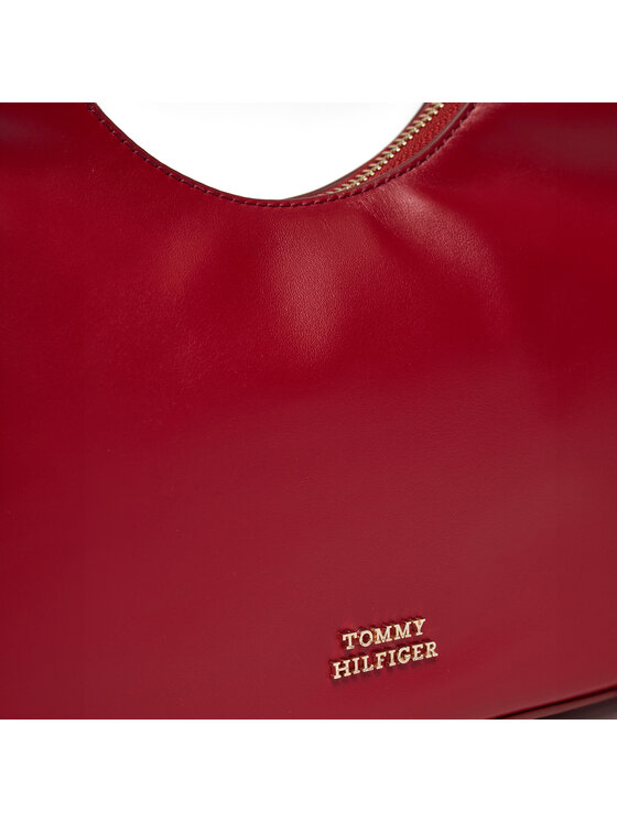 Tommy Hilfiger Tommy Hilfiger Τσάντα Soft Leather Shoulder Bag AW0AW16293 Κόκκινο