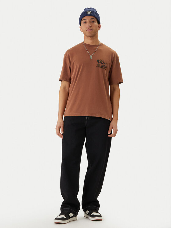DC Shoes DC Shoes Tričko Parts Dep EDYZT04366 Hnedá Regular Fit