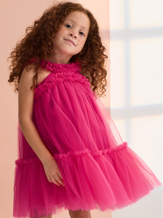 Abel & Lula Abel & Lula Елегантна рокля 5036 Розов Regular Fit