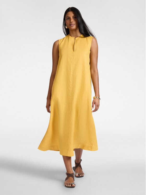 Elena Mirò Elena Mirò Abito da cocktail 7090P000303N018 Giallo Regular Fit