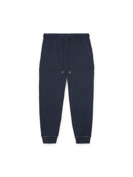 Fiorella Rubino Fiorella Rubino Pantaloni di tessuto P828L002185N034 Blu Regular Fit