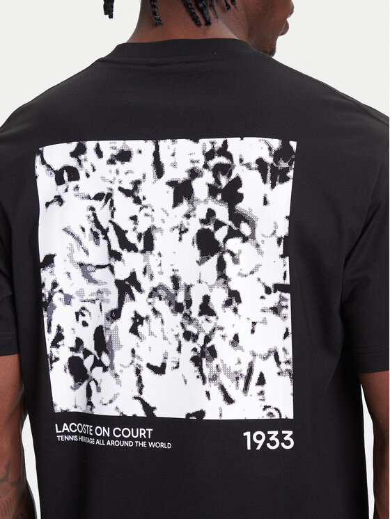 Lacoste Lacoste T-shirt TH9880 Nero Classic Fit