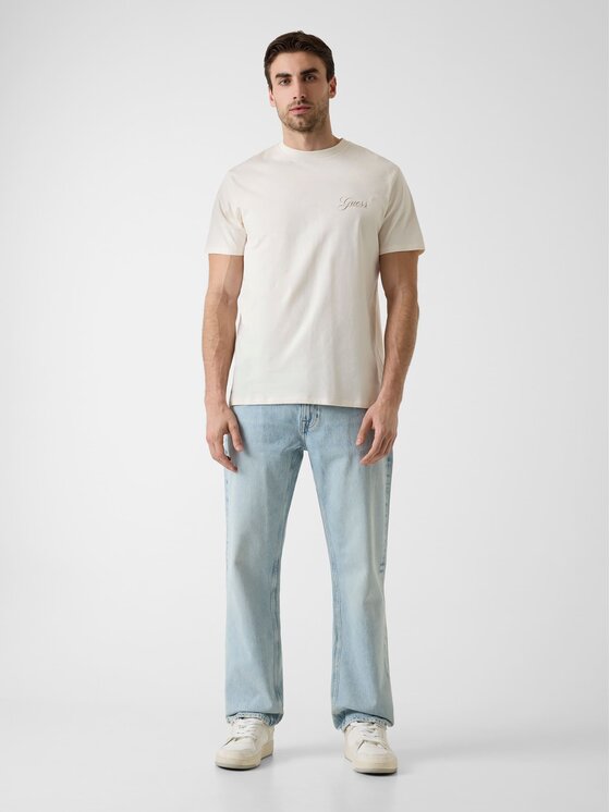 Guess Guess T-Shirt 183047 Béžová Classic Fit