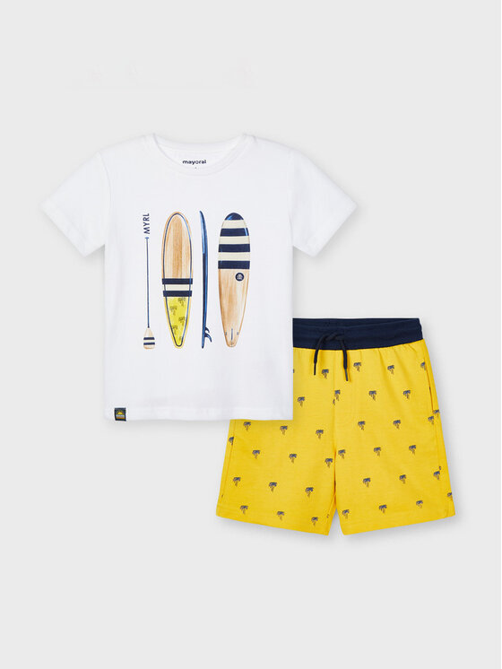 Completo T-shirt e pantaloncini 3638 Multicolore