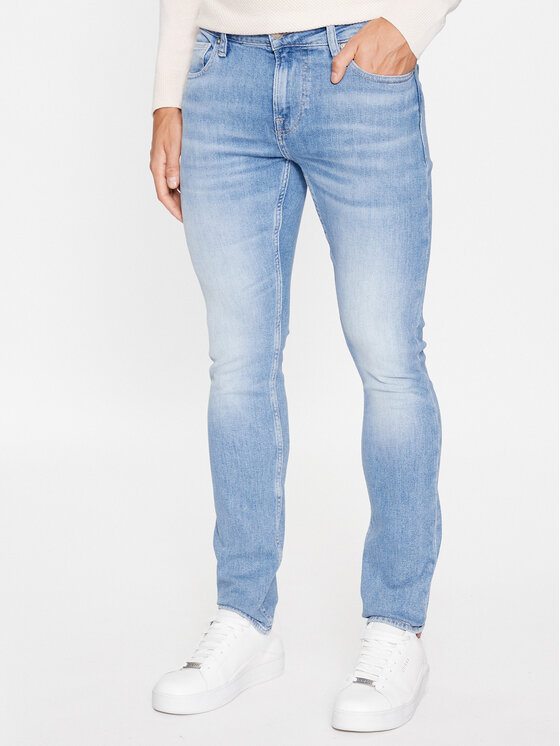 Guess Džinsi M2YAN1 D4Q43 Zils Skinny Fit