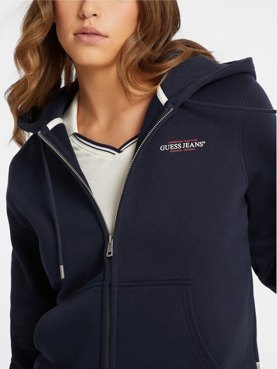 Guess Guess Bluza 172111 Niebieski Classic Fit