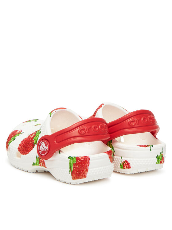 Crocs Crocs Iešļūcenes Toddler Classic Fresh Fruits Clog 211170 Balts
