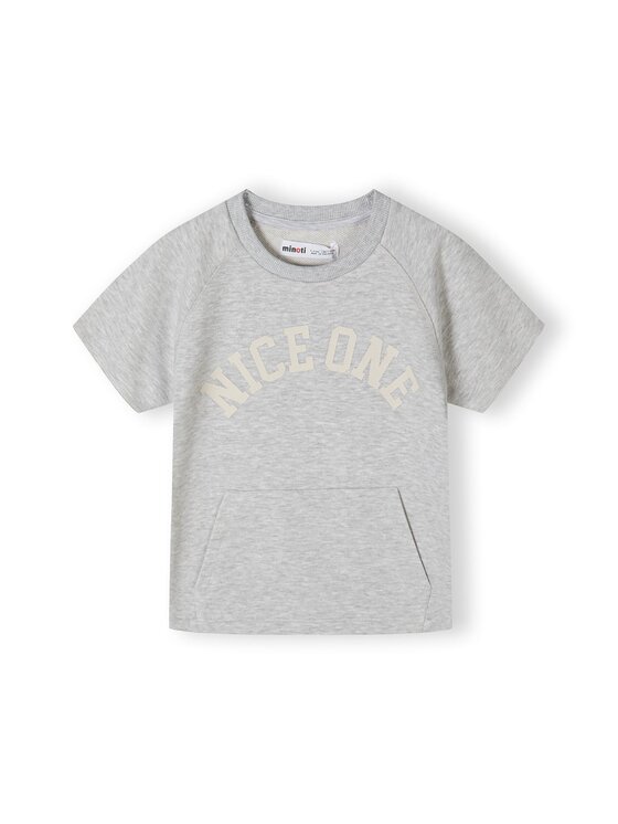 minoti minoti T-Shirt 23fleece35 Szary Regular Fit