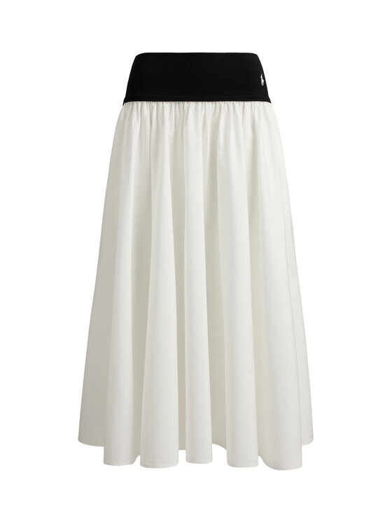 Polo Ralph Lauren Polo Ralph Lauren Спідниця трапеція 211A96329002 Білий Regular Fit