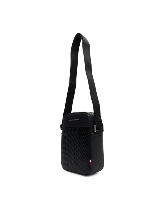 Tommy Hilfiger Tommy Hilfiger Τσαντάκι Th Woven Mini Reporter AM0AM13661 Μαύρο