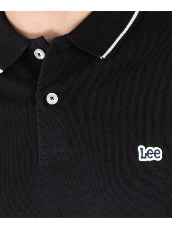 Lee Lee Polo 112322786 Czarny Regular Fit
