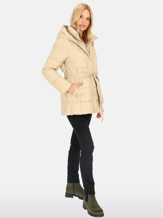 Perso Perso Dámská bunda BLH241004FX Béžová Regular Fit