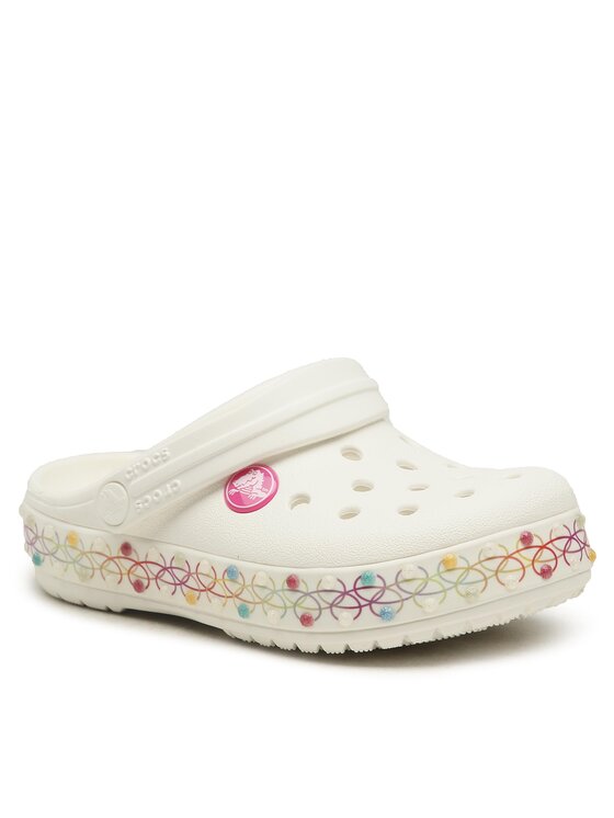 Crocs Crocs Klapki Crocband Stretch 208270 Biały
