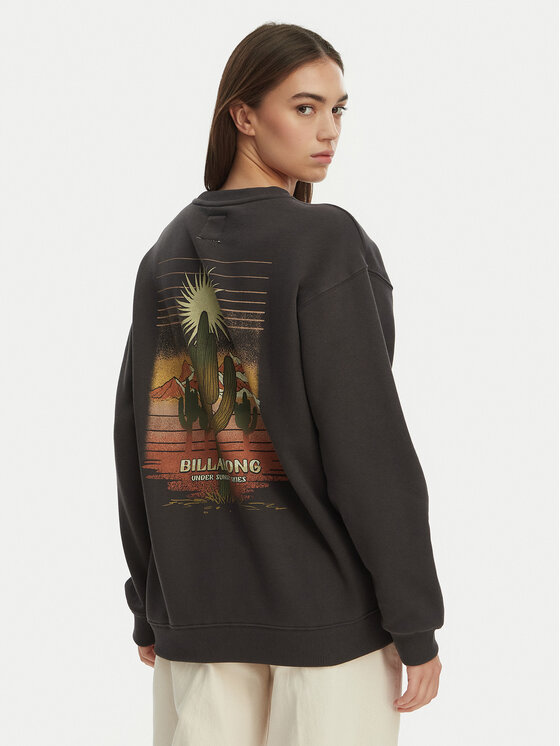 Billabong Billabong Суитшърт Desert Break EBJSF00189 Сив Loose Fit