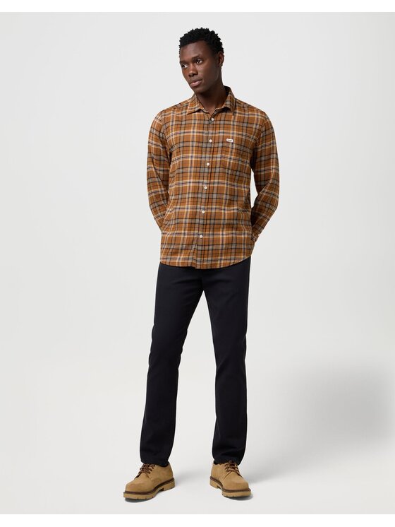 Wrangler Wrangler Koszula 1 PKT SHIRT Kolorowy Regular Fit