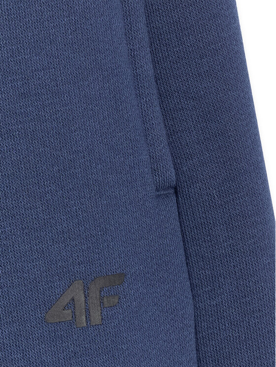 4F 4F Spodnie dresowe CAMPUS VIBES Granatowy Loose Fit